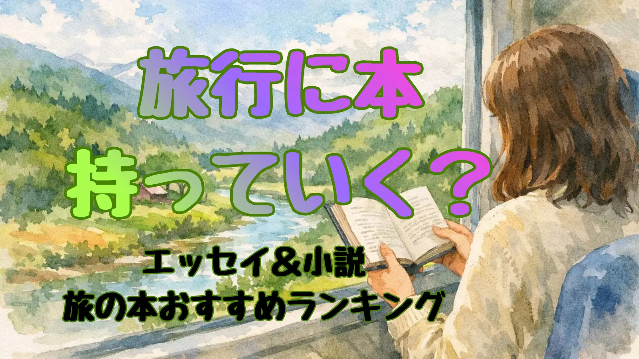旅行に本持っていく？エッセイ&小説旅の本おすすめランキング