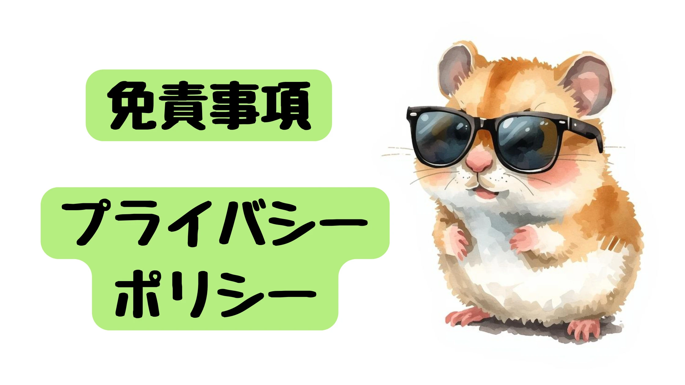 免責事項・プライバシーポリシー