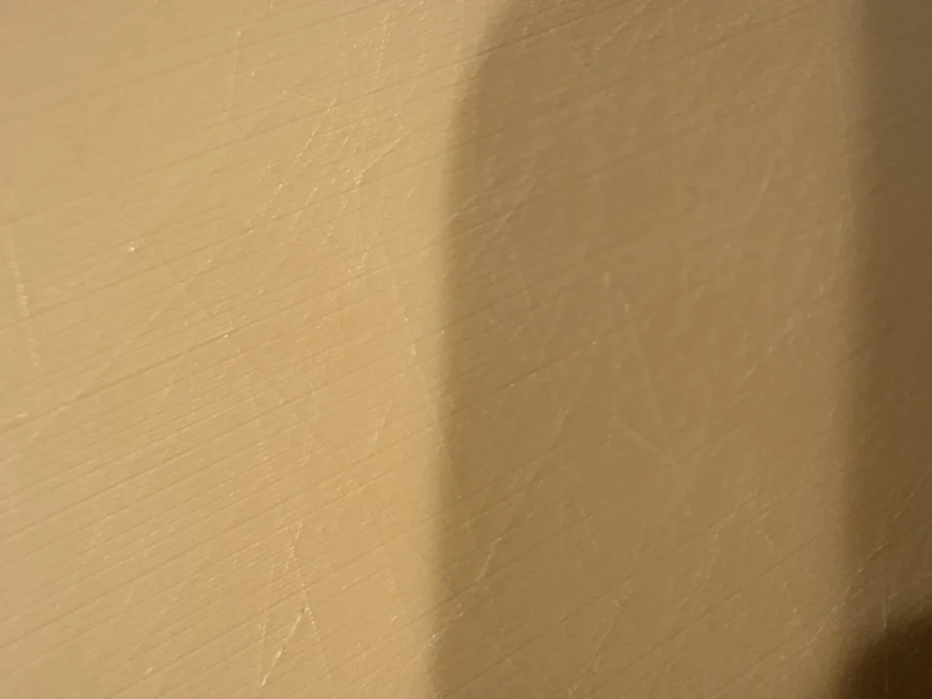 エラストマーまな板の表面をアップで撮影した写真